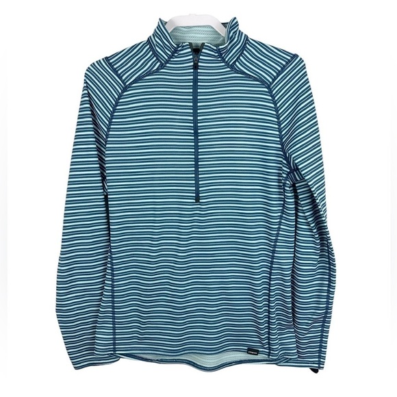 Patagonia Capilene Layer Stripe Half Zip Top - Picture 1 of 9